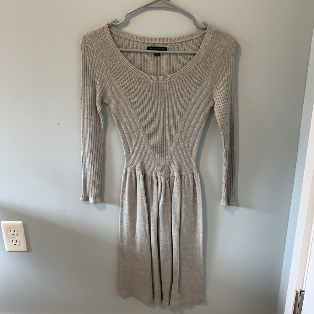 American Eagle Soft Grey Sweater Dress Womens XS